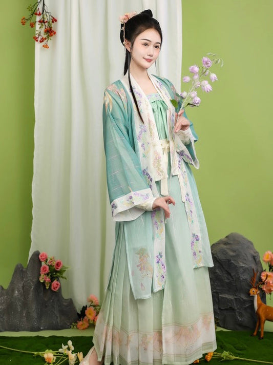Wisteria Garden - Song Dynasty Hanfu Matching Set