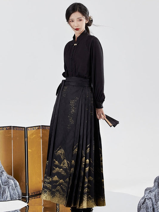 Ming Dynasty Modern Hanfu, Mamianqun, Elina (Preorder)
