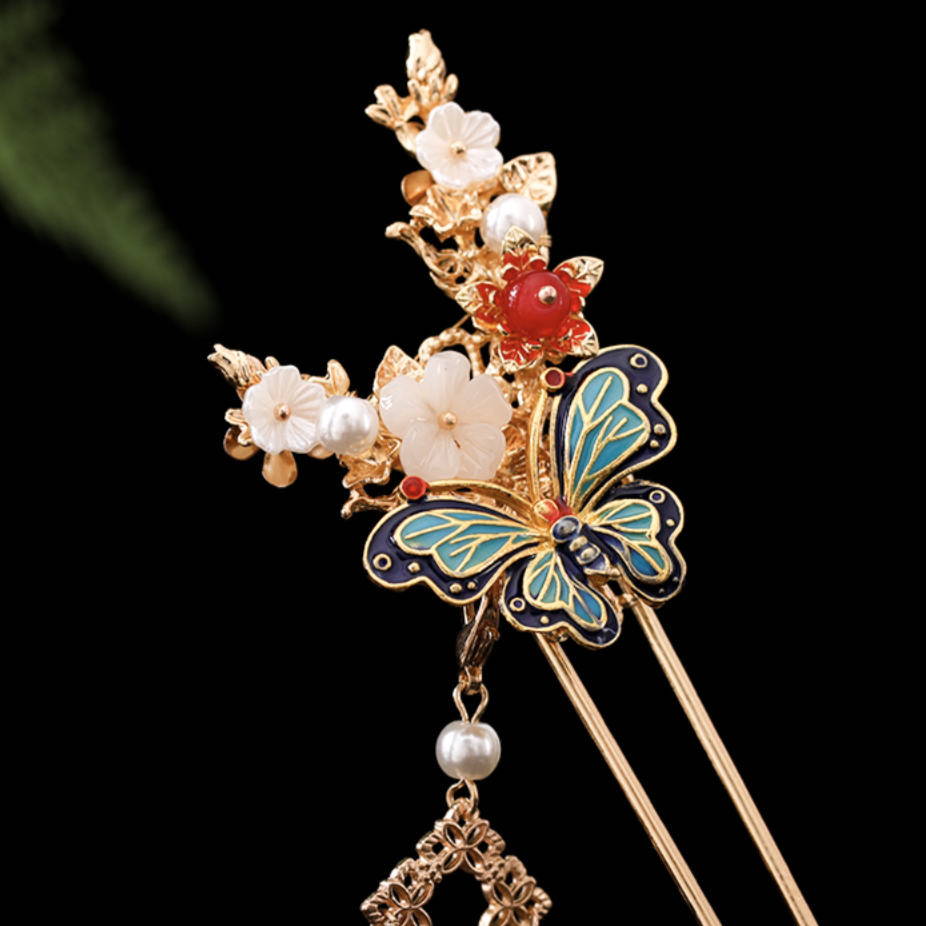 Hanfu Hair Accessories, Butterfly