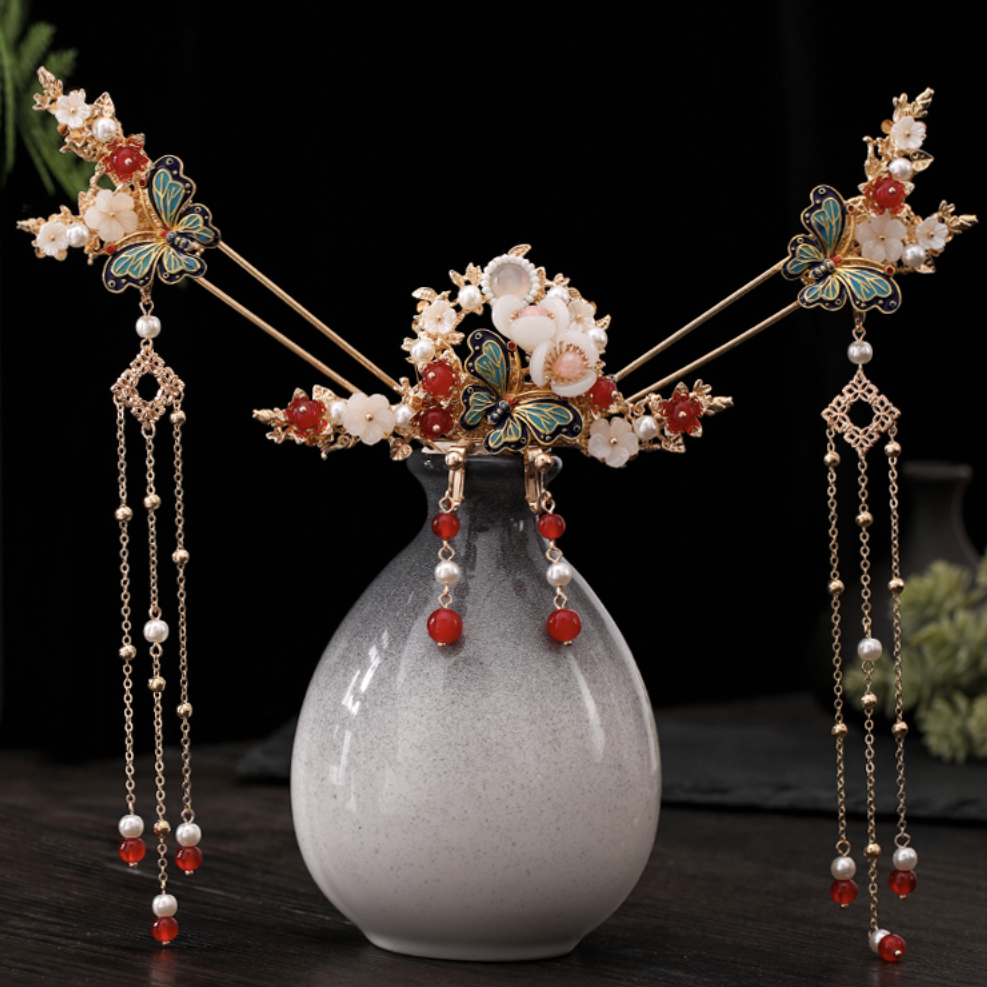 Hanfu Hair Accessories, Butterfly