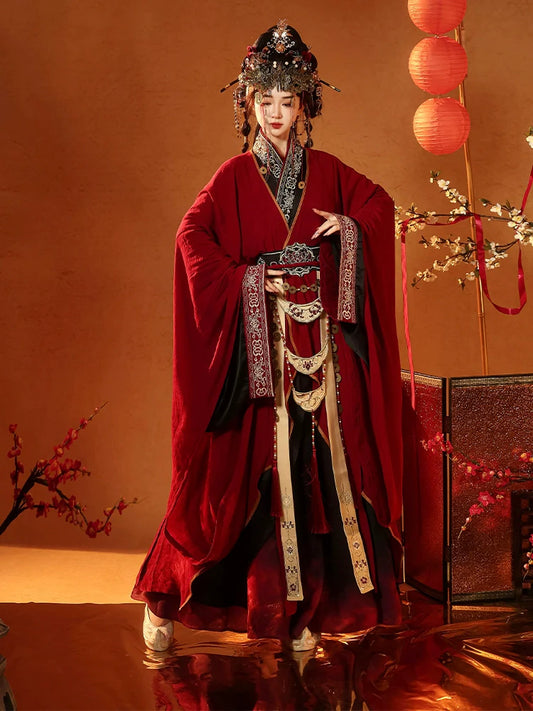 Fire Lotus - Warring States and Han Dynasty Straight Hem Robe