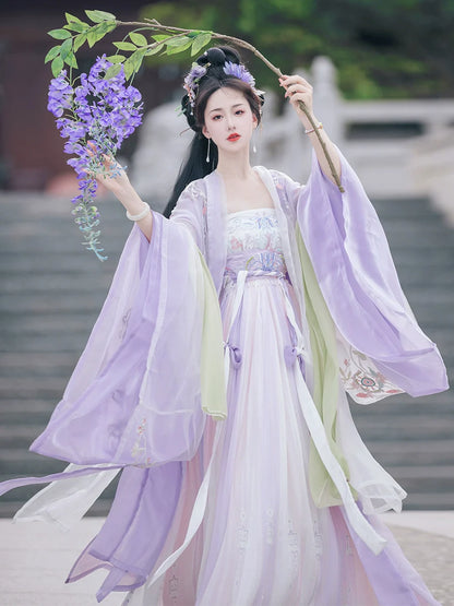 Little Grape 小葡萄 - Tang Dynasty Style Hanfu Dress Heziqun