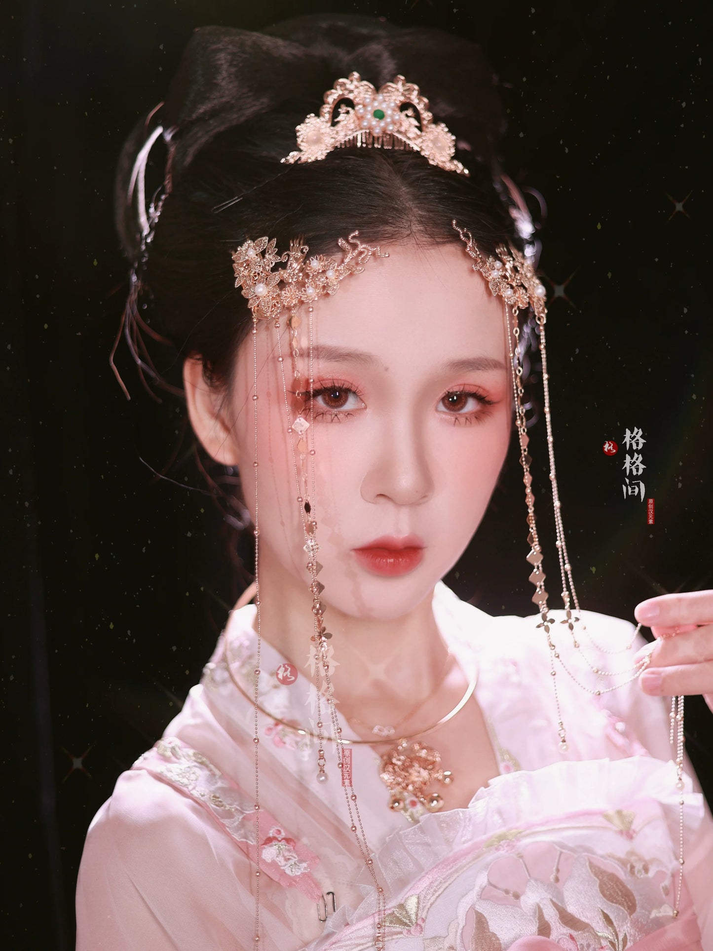 Hanfu Hair Accessories Set: Liuyun