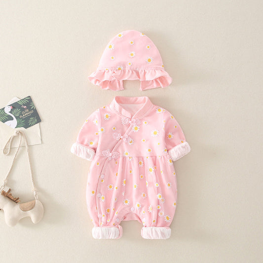 Aurelia - Cheongsam Style Baby Onesies for Girls