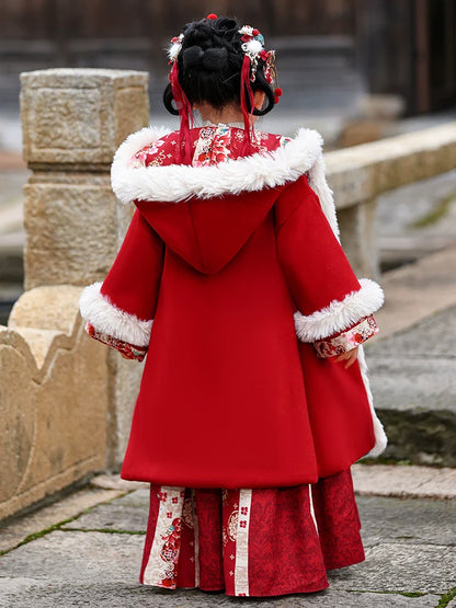 Queenie - Winter New Year Hanfu Dress, Princess Costume for Girls