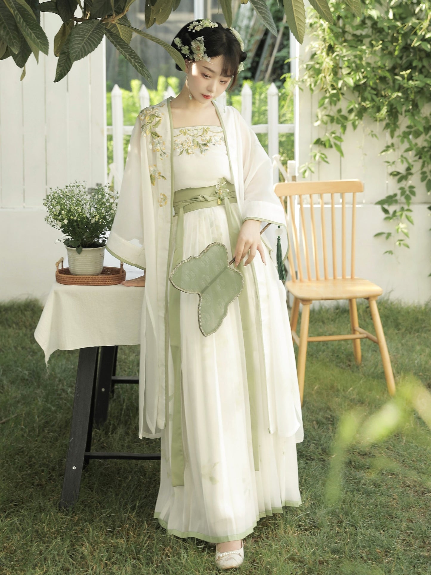 Jasmine - Song Dynasty Style Qiyao Ruqun Hanfu