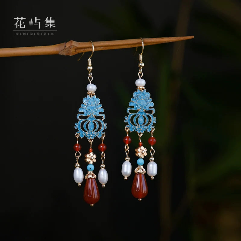 Qing Palace Chinese Style Earrings
