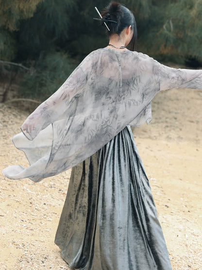 Neo-Chinese Style x Cardigan: Ashleaf