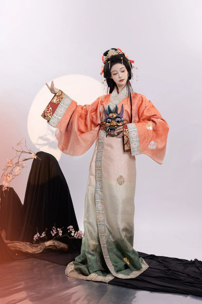 Fanta Sprite - Warring States and Han Dynasty Straight Hem Robe (Preorder)
