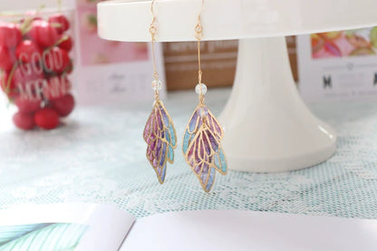 Fairy Wings Chinese Style Earrings