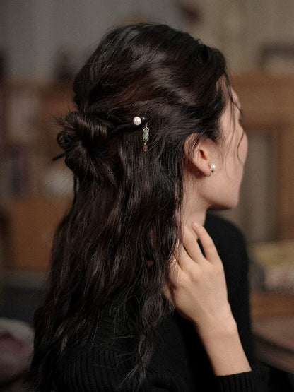 Ebony Hair Stick: Misty Jiangnan
