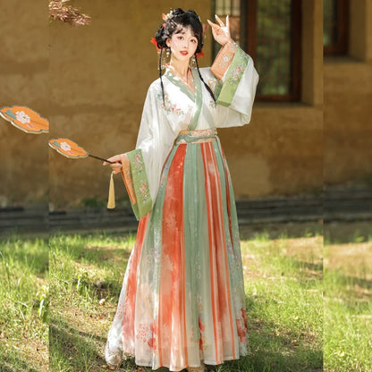 Spring Flowers - Wei Jin Style Qiyao Ruqun