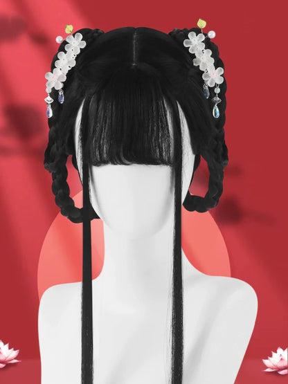 Jade Brocade - Chinese Style Hair Wig for Hanfu