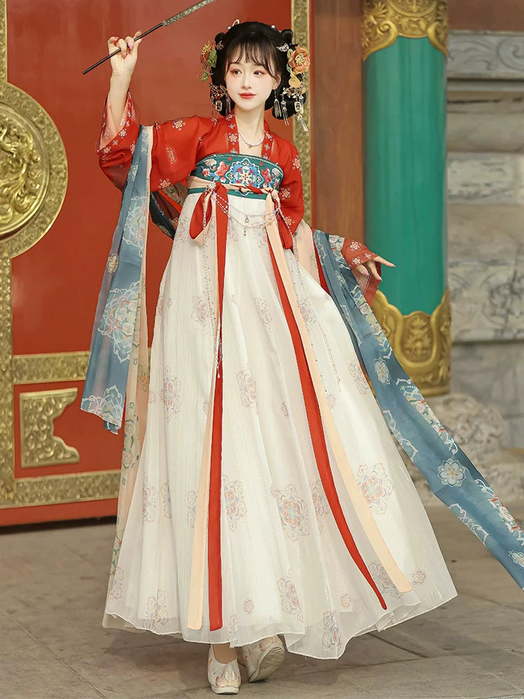 Yurong 玉蓉 - Tang Dynasty Style Qixiong Ruqun