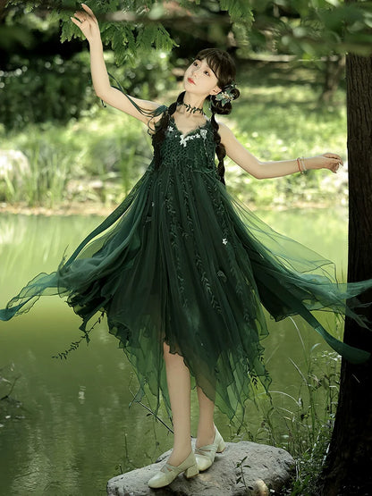 Qi Lolita Tang Dynasty Hanfu, Forest