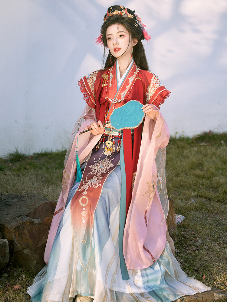 Luoshen 洛仙 - Wei Jin Goddess Style Qiyao Ruqun Mythology Costume (Preorder)