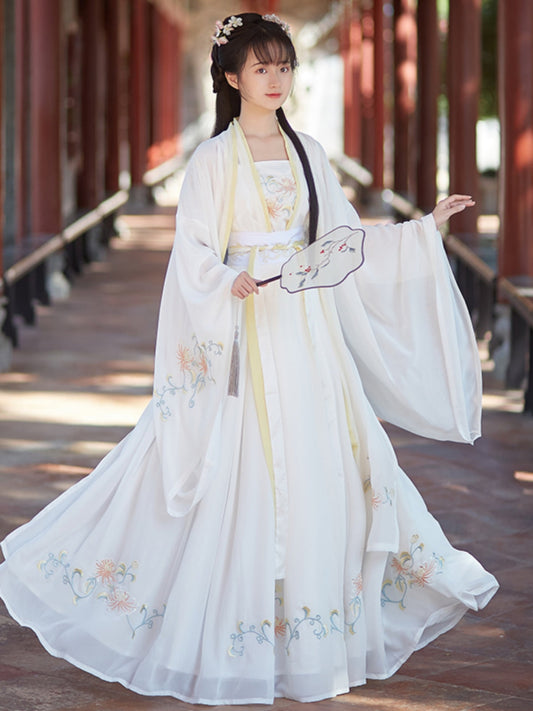 Hidden Flower 花之隐 - Song Dynasty Style Qiyao Ruqun Hanfu