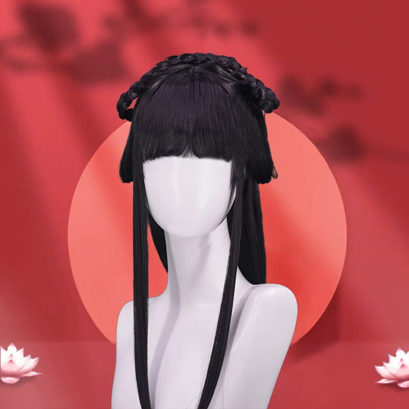 Listening to Rain - Chinese Style Hair Wig for Hanfu
