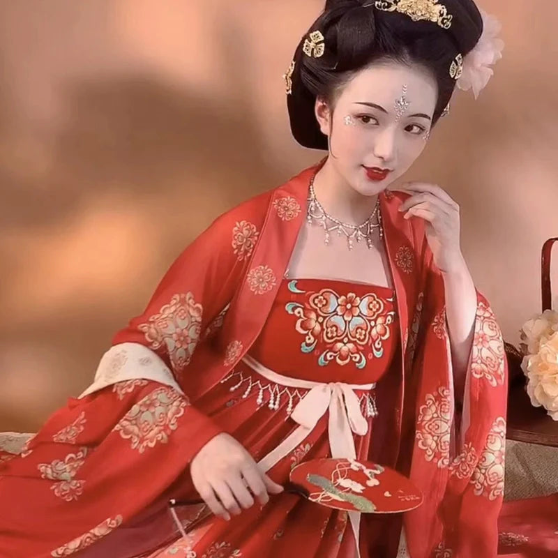 Yanyuntai - Tang Dynasty Style Hanfu Dress Heziqun
