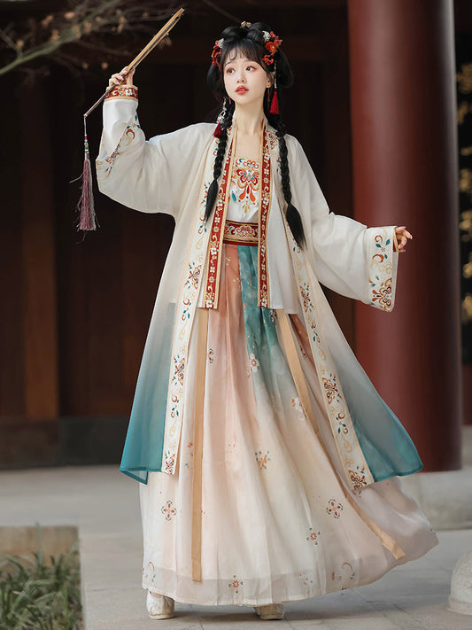 Jin Yudie 锦玉蝶 - Song Dynasty Style Qiyao Ruqun Hanfu
