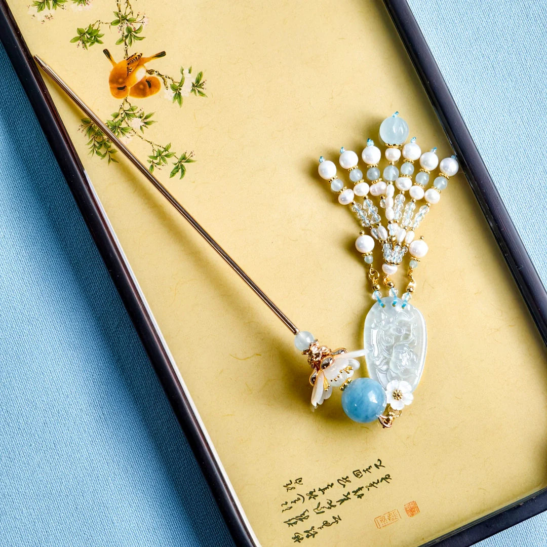 Hair Stick: River He