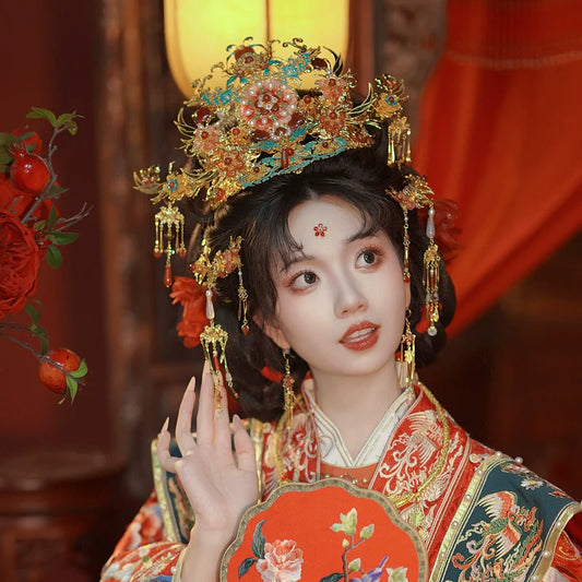 Chinese Wedding Hair Accessories: Jinfeng