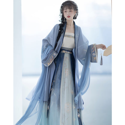 Bamboo Shadow 竹影 - Song Dynasty Style Qiyao Ruqun Hanfu
