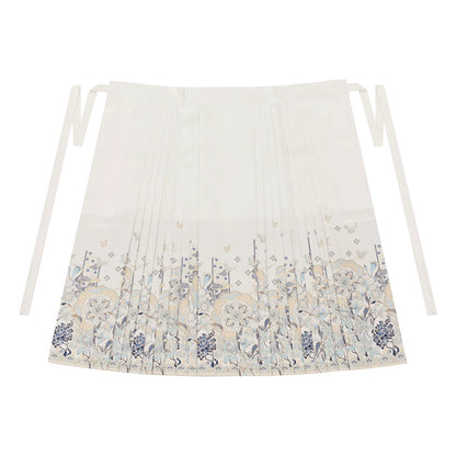 Ming Dynasty Modern Hanfu, Mamianqun, Snow Lady 轻罗