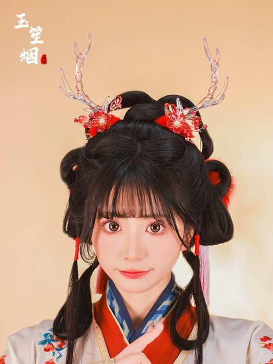 Hair Clips: Festive Dragon
