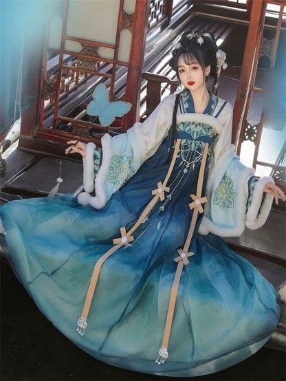 Yan Ruyu 颜如玉 - Tang Dynasty Style Qixiong Ruqun for Winter