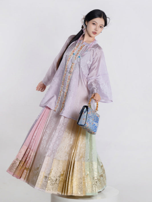 Nine-Color Deer 九色鹿 - Mamianqun Ming Dynasty Hanfu Set (Preorder)