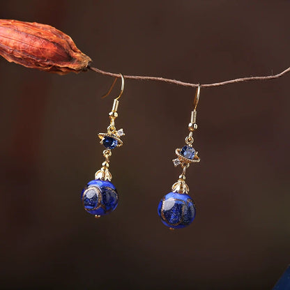 Saturn Chinese Style Earrings