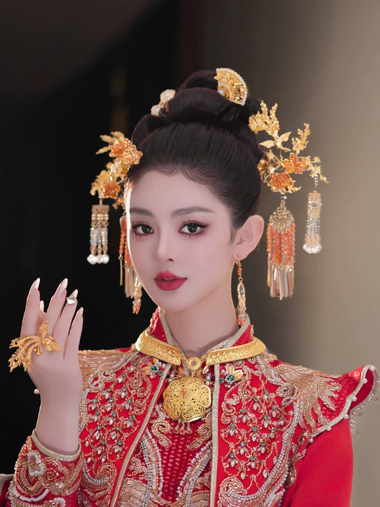 Chinese Wedding Hair Accessories: Harmonic