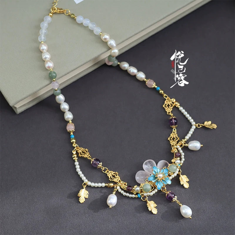 Dragon Moon Hanfu Style Necklace