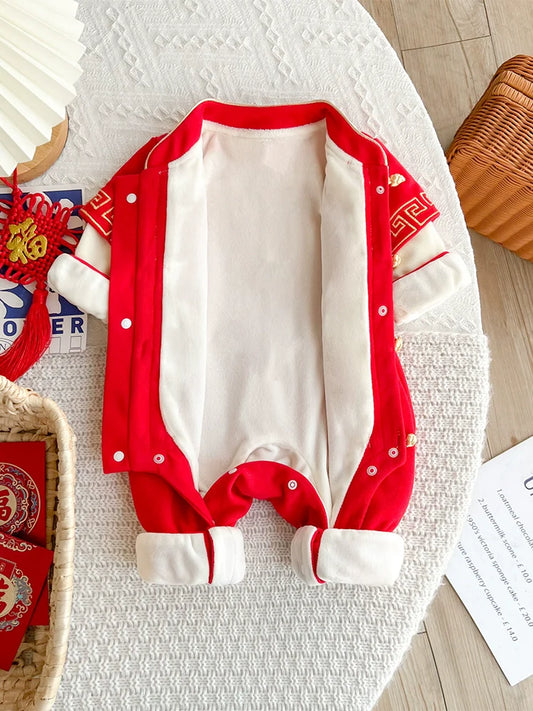 Oriental - Chinese New Year Festival Baby Onesies for Boys and Girls