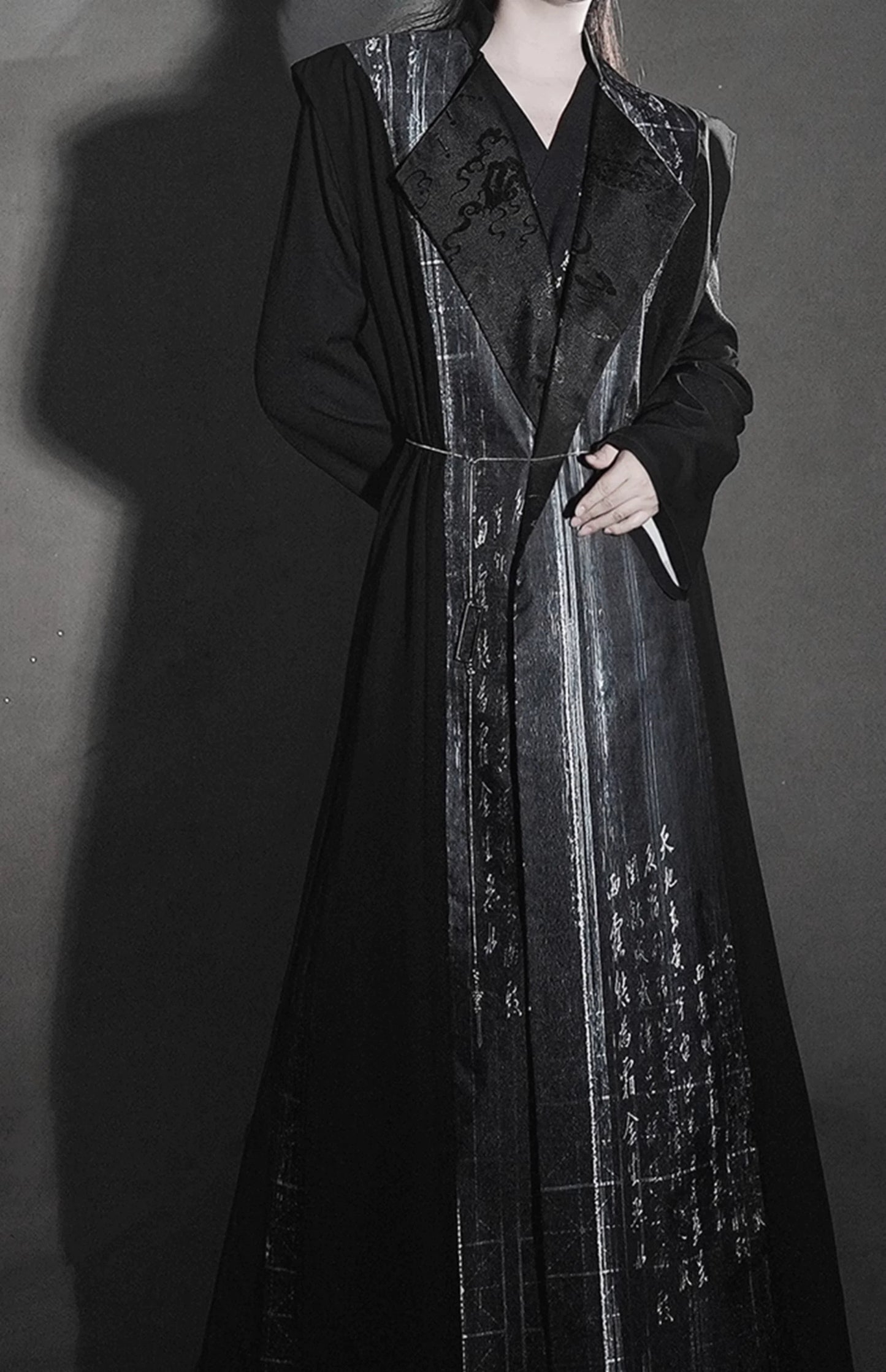 New Chinese Style Reversible Coat - Thousand Verse 千字文 (Preorder)