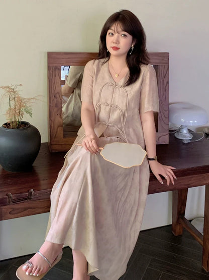 Deanne - New Chinese Style Cheongsam Matching Set