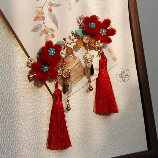 Hair Clips: Velvet
