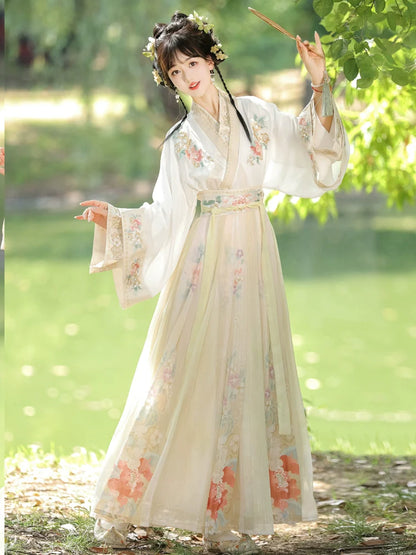 Spring Flowers - Wei Jin Style Qiyao Ruqun
