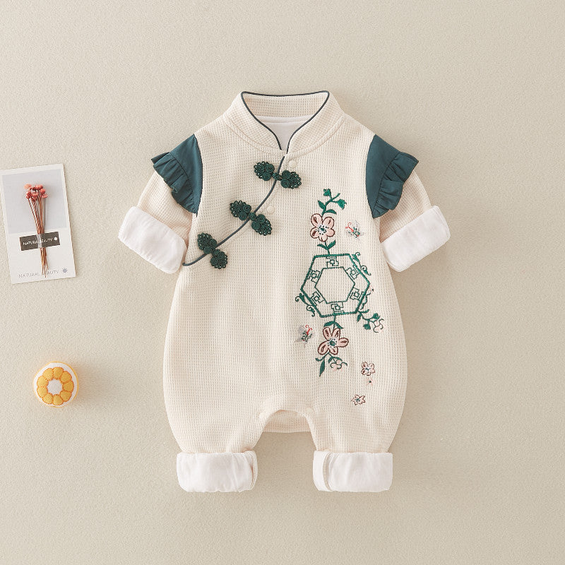 Windowsill - Cheongsam Style Baby Onesies for Girls
