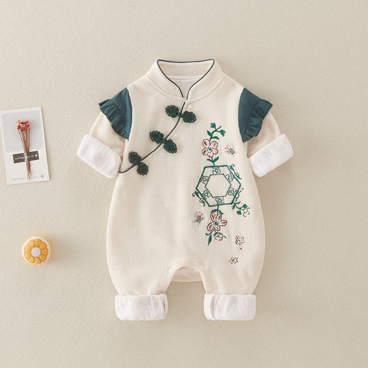 Windowsill - Cheongsam Style Baby Onesies for Girls