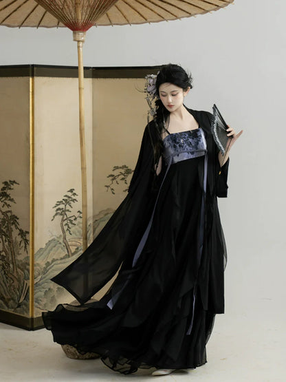 Black Kite - Song Dynasty New Chinese Style Hanfu Dress