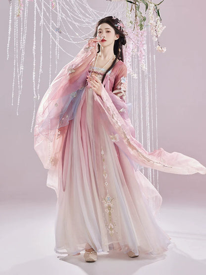 Huayan 花颜 - Tang Dynasty Style Hanfu Dress Heziqun