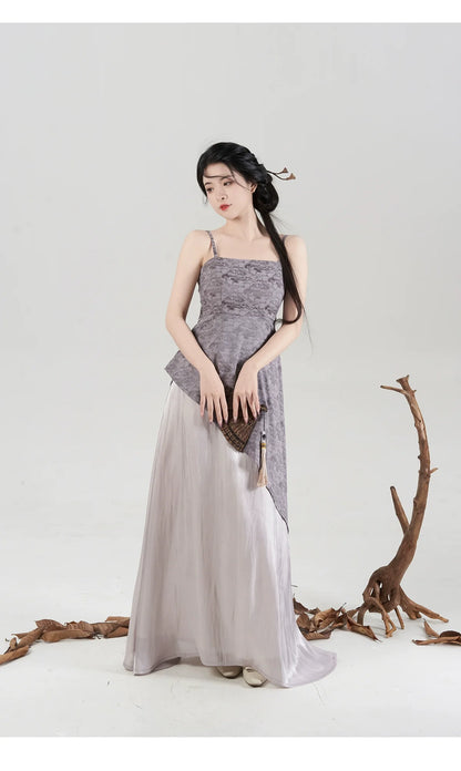 Modern Hanfu Dress: Swallowtail Butterfly 燕尾蝶 (Preorder)