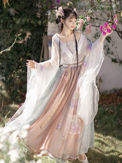 Luo Shen 洛神 - Wei Jin Style Flower Fairy Qiyao Ruqun