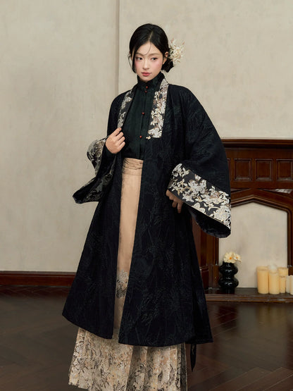 Ming Dynasty Hanfu, Aoqun, Modern, Butterfly Seeking Wind 蝶寻风序 (Preorder)