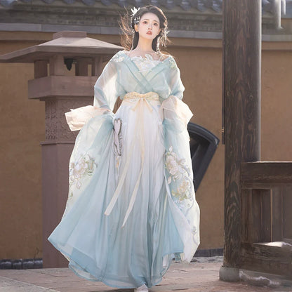 Jade Lotus 玉莲 - Wei Jin Fairy Style Qiyao Ruqun