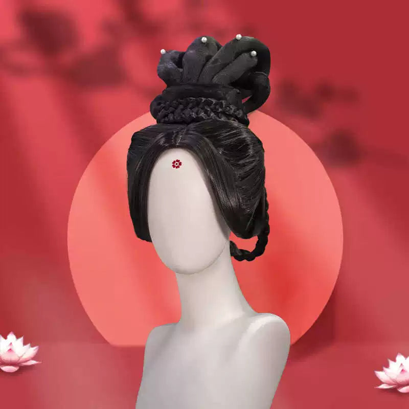 Hibiscus - Chinese Style Hair Wig for Hanfu