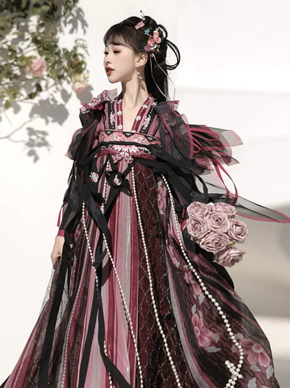 Song of Luo 洛之瑶 - Tang Dynasty Style Qixiong Ruqun