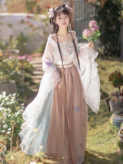 Luo Shen 洛神 - Wei Jin Style Flower Fairy Qiyao Ruqun